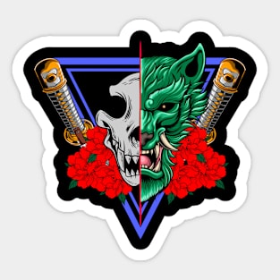 Japanese Wolf 4.2 Sticker